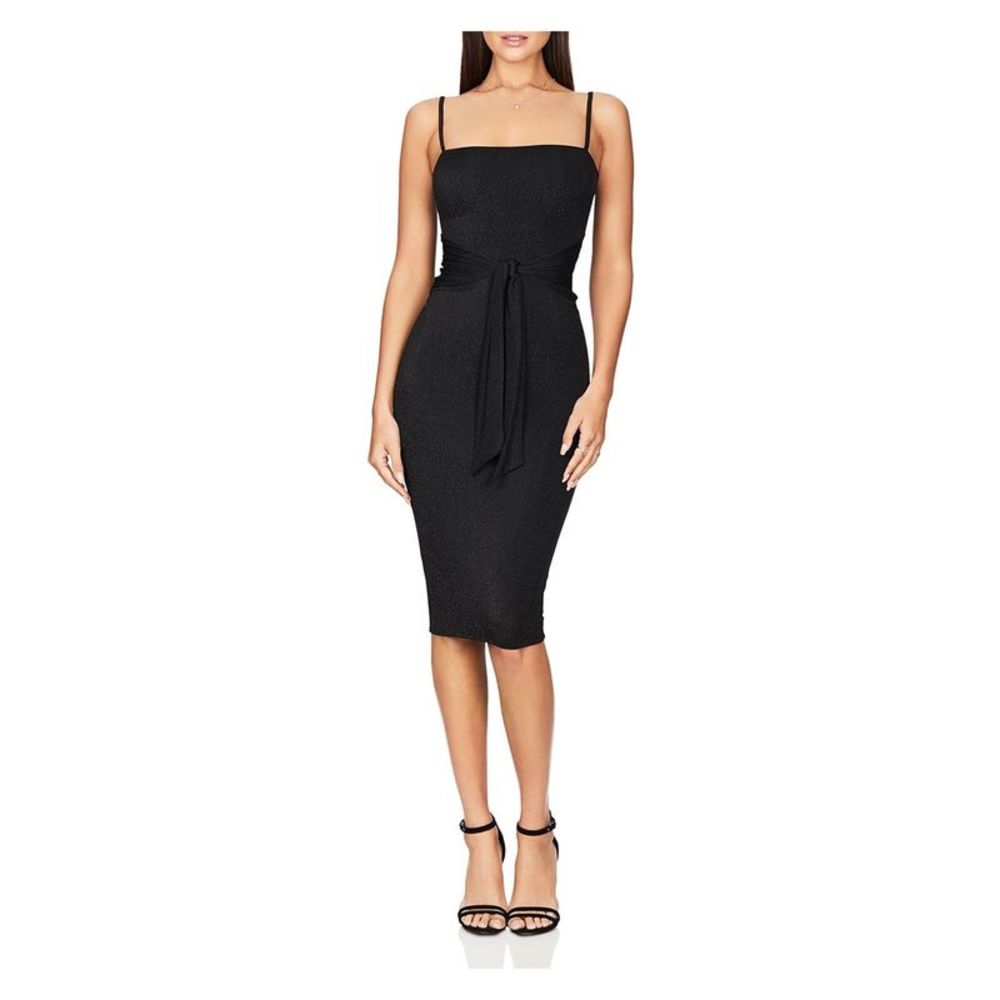 Nookie Black Midi Dress